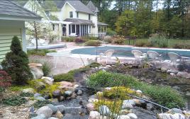 Lapeer, Mi pool with pond all saftey coverd for winter